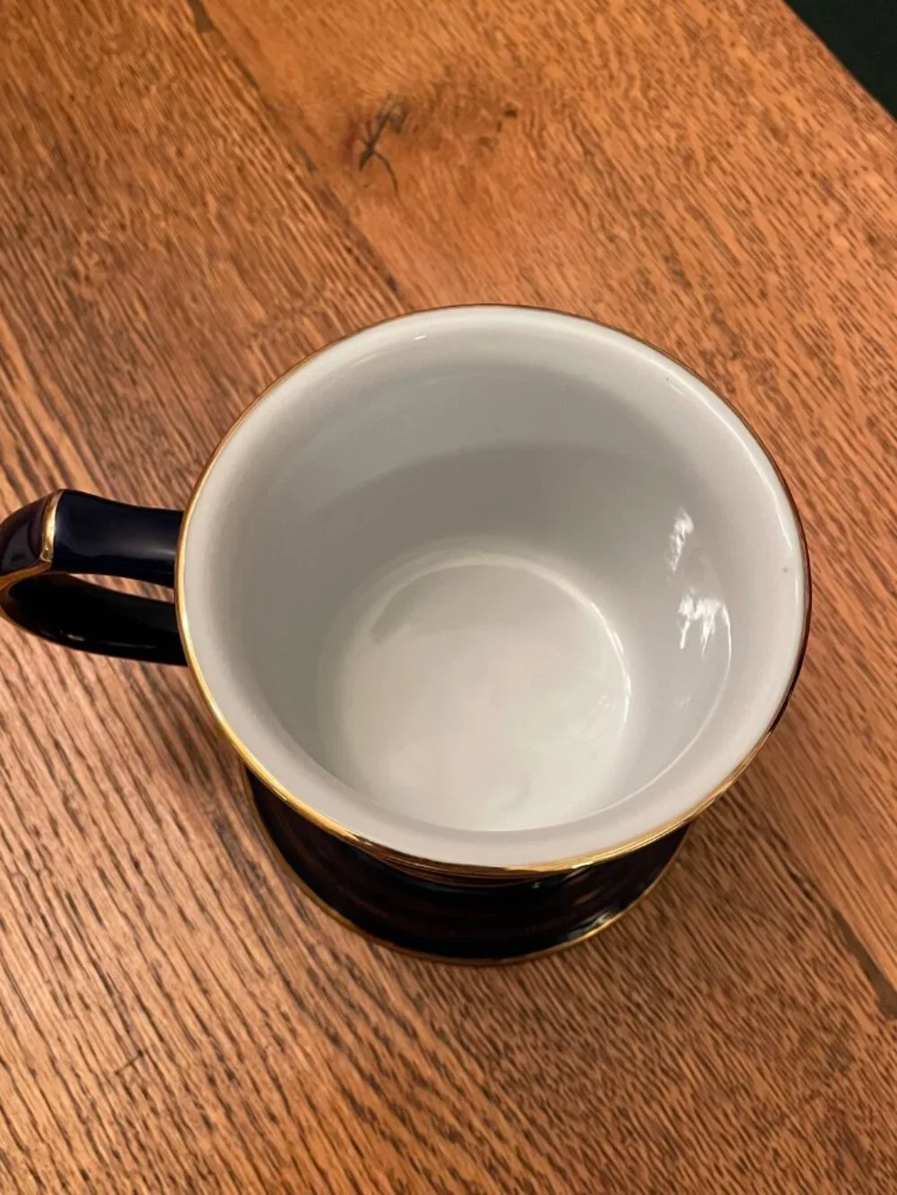 Vintage Royal London Gentleman's Gifts Cobalt Blue Porcelain Shaving Mug 12 oz.